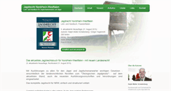Desktop Screenshot of jagdrecht-nrw.de