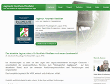 Tablet Screenshot of jagdrecht-nrw.de